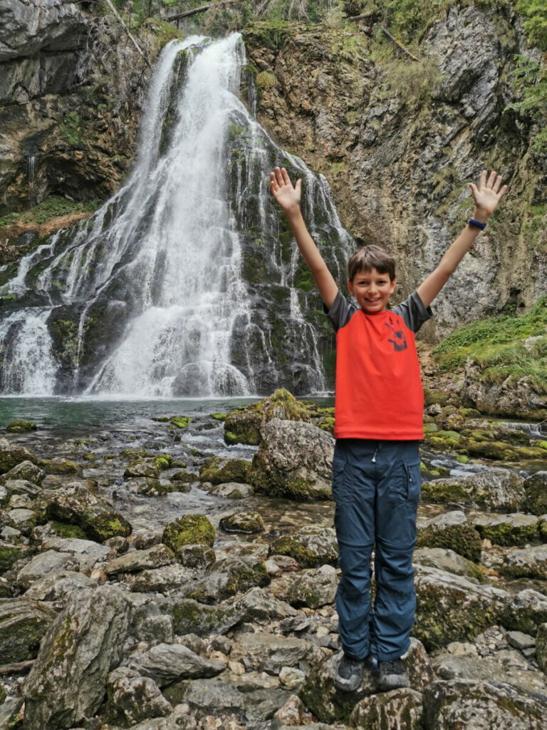 Gollinger Wasserfall mit Kindern - ein tolles Erlebnis