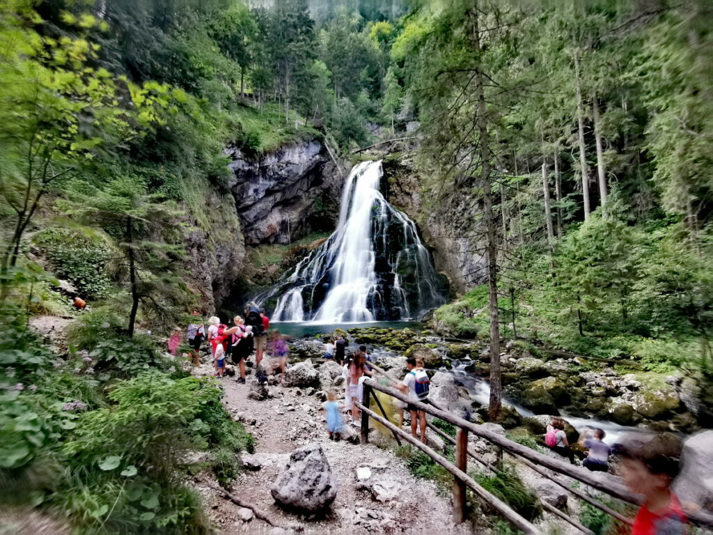 Die Gollinger Wasserfall Wanderung ist kurzweilig