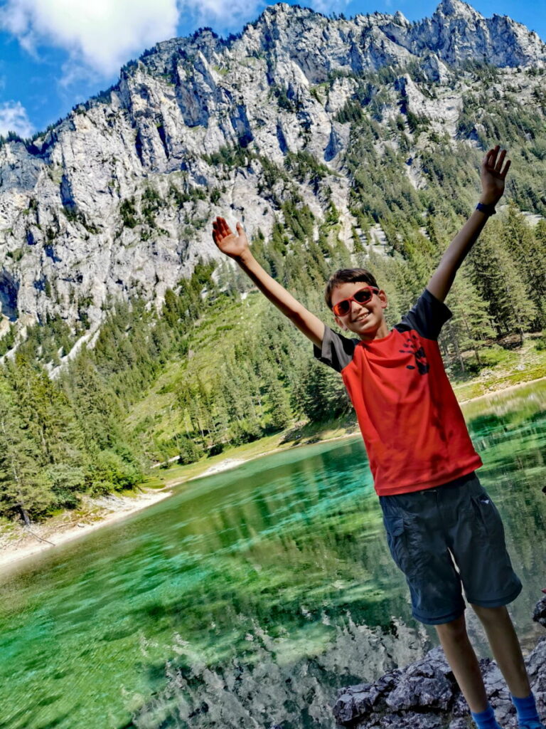 Naturwunder Grüner See in Österreich - nicht weit von hier sind die geheimen Wasserfälle