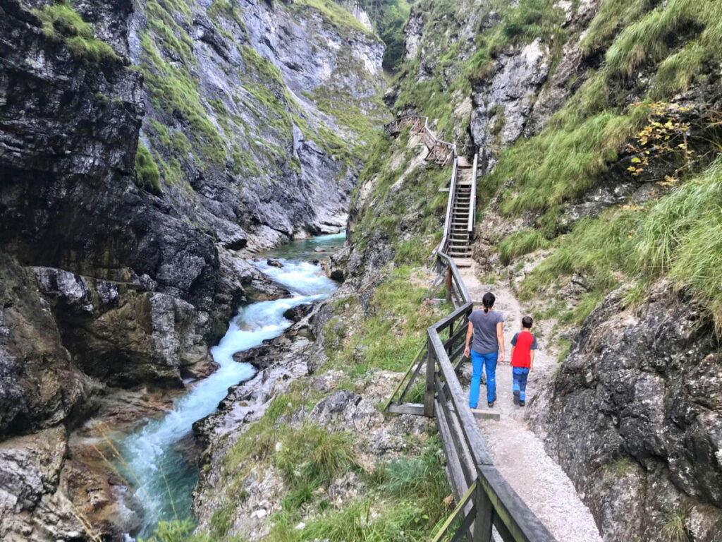 Lammerklamm Scheffau Wanderung - gut mit Kindern machbar