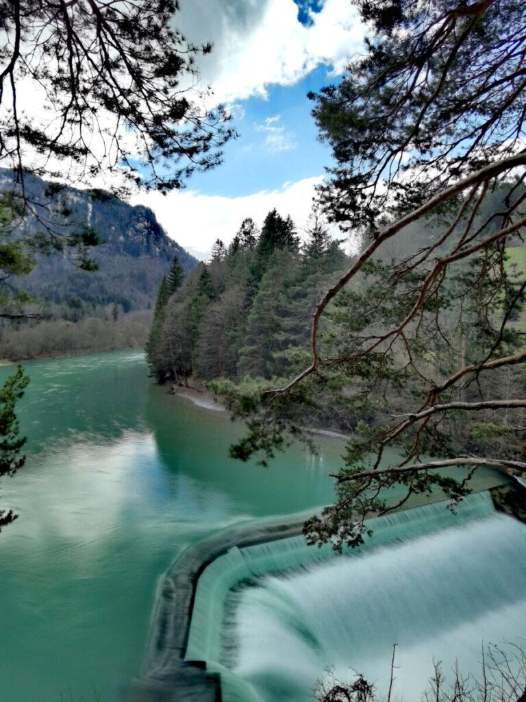 schöne Wasserfälle in den Alpen - der Lechfall